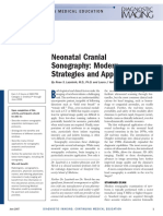 Neonatal Cranial Sonography Modern Strategies Applications