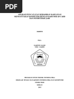 Download APLIKASI PENCATATAN KEHADIRAN KARYAWAN by utam megadata SN315700372 doc pdf