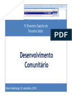 Desenvolvimento Comunitario PDF