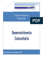 Desenvolvimento Comunitário