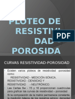 Ploteo de Resistividad - Porosidad