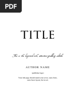 AO3 Formatting Guide for Google Docs | PDF | Typefaces | Paragraph