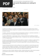 Sem Ministras, Brasil Perde 22 Posições Em Ranking de Igualdade de Gênero - BBC Brasil