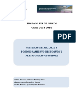 Sistemas de Anclaje y Posicionamiento de Buques y Plataformas Offshore