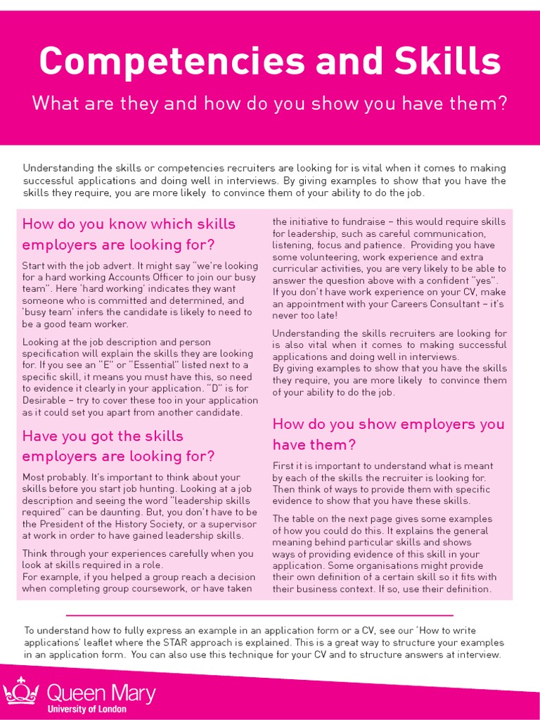 Showcasing Job Skills Effectively | PDF | Career & Growth