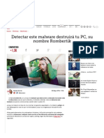Detectar Este Malware Destruirá Tu PC, Su Nombre Rombertik - ComputerHoy