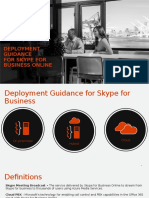 Deployment Guidance For Skype For Business Online