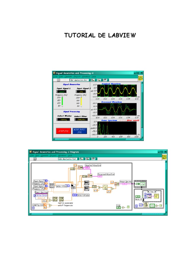 Tutorial de Labview Lenguaje de programación Programación de