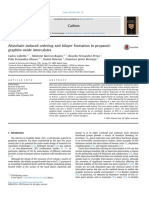 Absorbate Induced Ordering and Bilayer Formation in Propanol Graphite Oxide Intercalates 2016 Carbon