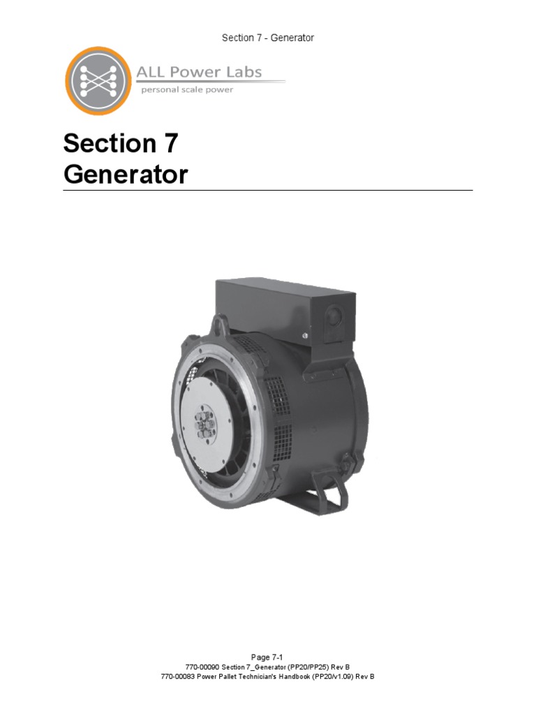 Generator Wiring and AVR Guide | PDF | Electric Generator | Alternating ...