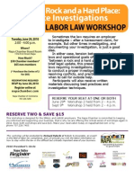 Napa Chamber Labor Law Workshop June 29, 2010