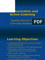 Communication and Active Listening