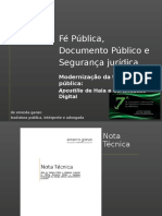 Fé Pública, Documento Público e Segurança Jurídica