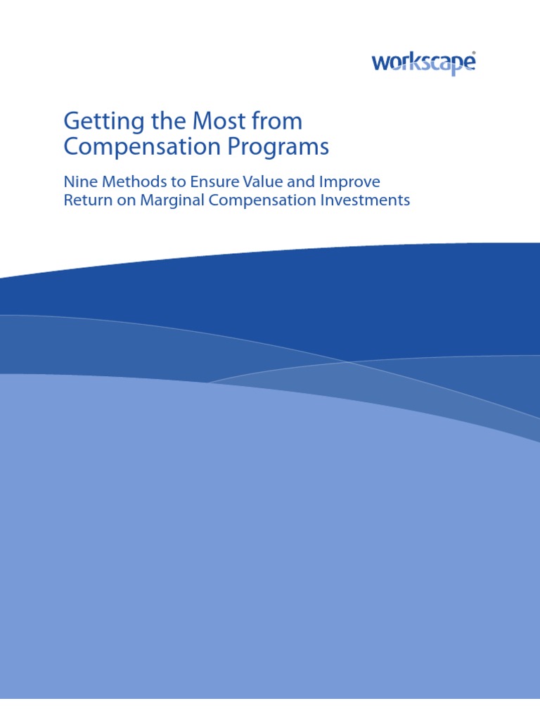 WS-WP-Getting The Most From Compensation Programs | PDF | Employment ...