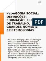 Pedagogia Social