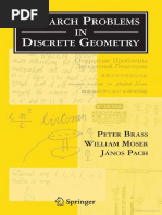 Brass-Research Problems in Discrete Geometry (ING) | PDF | Lattice ...