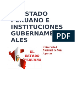 El Estado Peruano e Instituciones Gubernamentales