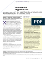 Managing Xerostomia and Salivary Gland Hypofunction