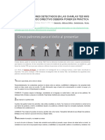 Los Cinco Patrones Detectados en Las Charlas Ted Más Exitosas Que Todo Directivo Debería Poner en Práctica