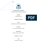 Clasificación de Las Suturas