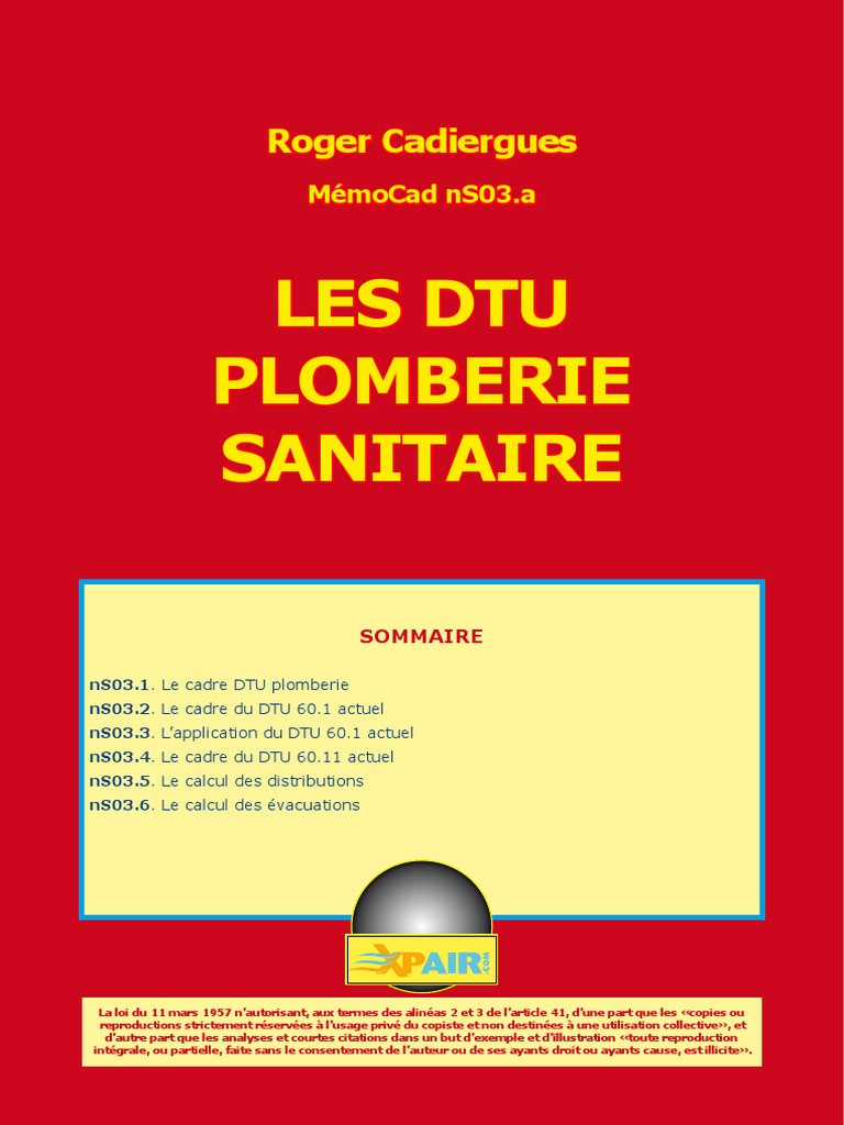 15 Les Dtu Plomberie Sanitaire | PDF | Business