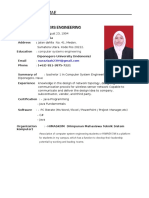 Nurazizah: Curriculum Vitae