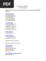 The English Alphabet - Pronunciation: Short Sounds