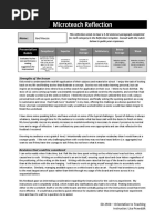 joel heese microteach reflection 2016