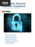 Information Security Interview Questions