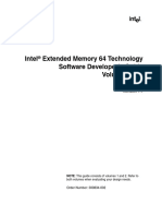 Intel® Extended Memory 64 Technology Software Developer’s Guide Volume 1 of 2