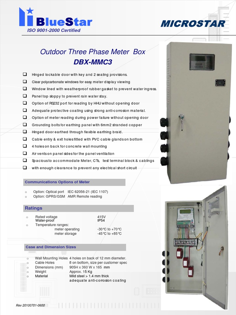 3P CT Box Datasheet | PDF