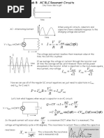 AC RLC Circuits