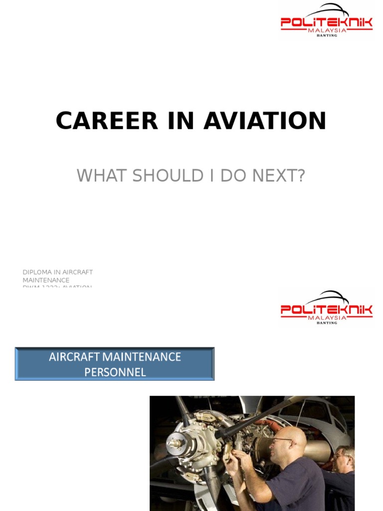 Career In Aviation What Should I Do Next? Federal Aviation