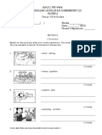 SJK (C) Pei Hwa Year 5 English Language Assessment (2) Paper 2 1hour 15 Minutes