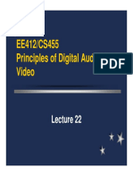 EE412/CS455 Principles of Digital Audio and Video