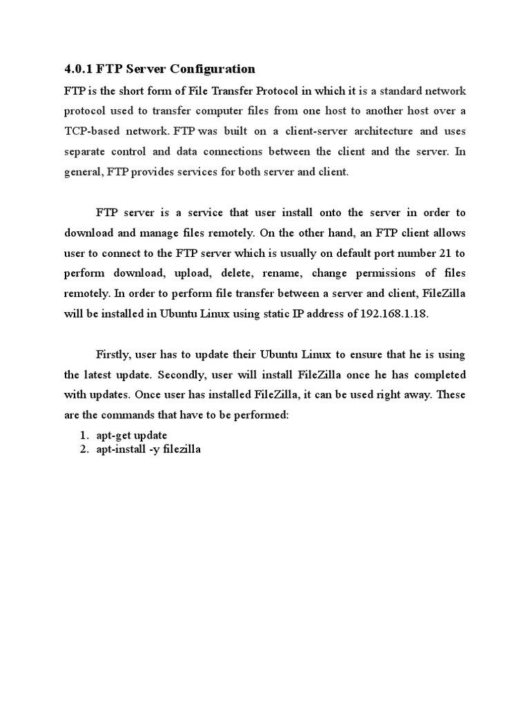 Linux FTP Server Setup Guide | PDF | Computers | Technology & Engineering