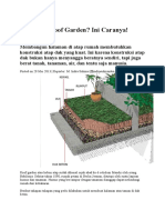 Sejarah, Manfaat dan Aplikasi Roof Garden