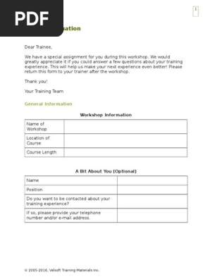 Course Evaluation