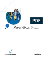 5º Libro Santillana Matematicas PDF