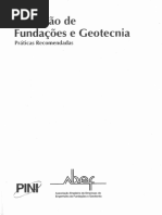 Manual de Execucao de Fundacoes e Geotecnia Praticas Recomendadas Abef