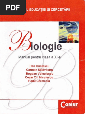 Manual De Biologie Clasa 11 Corint Pdf Pdf