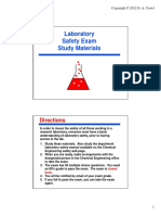 Lab Safety Study Notes