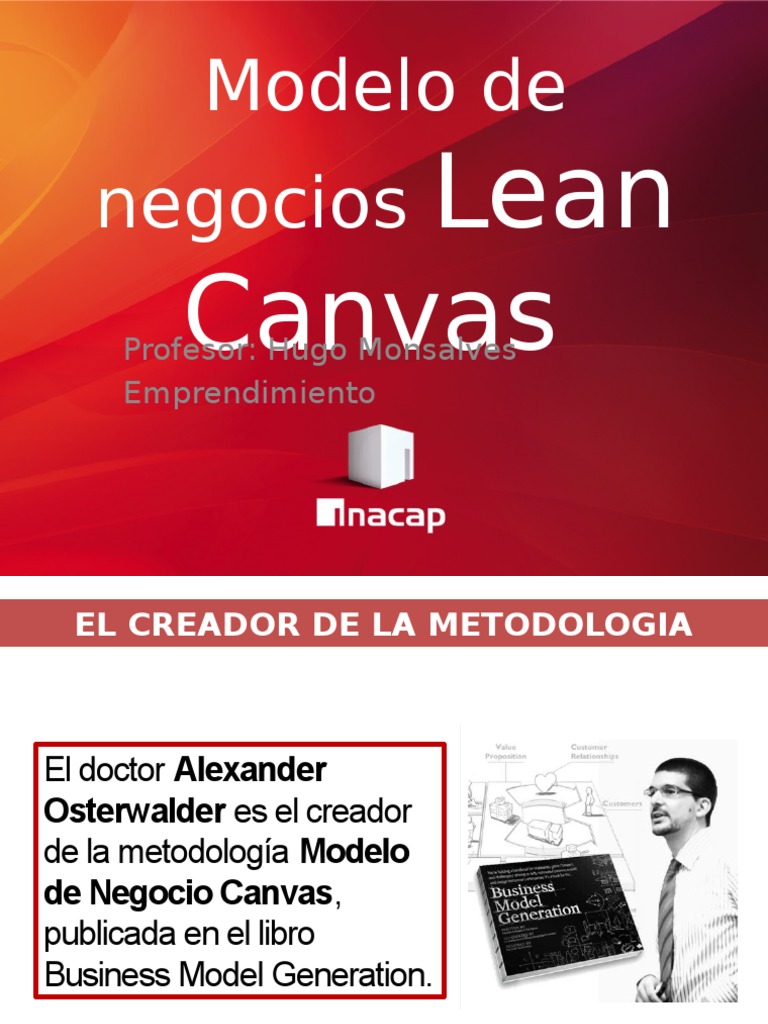 Modelo Lean Canvas para Emprendedores | PDF | Modelo de negocio | Cliente