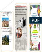 Patrimonio Peruano Triptico