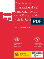 Clasificacion Internacional del Funcionamiento, de la Discapacidad y de la Salud
