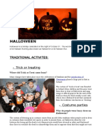 Halloween: Traditional Activites