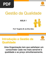 Aula I - Gestão Qualidade