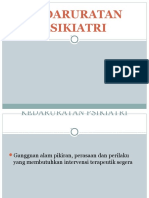 KEDARURATAN PSIKIATRI