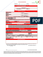 Ficha de Inscripción Actividad formato PDF