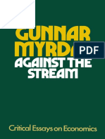 Gunnar Myrdal - Against the Stream. Critical Essays on Economics